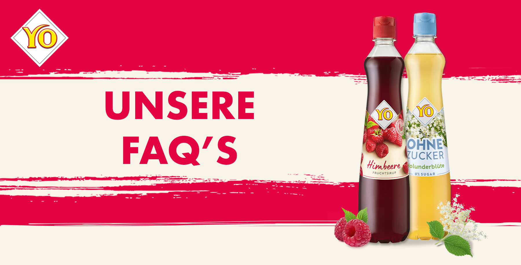 Headerbild YO Sirup unsere FAQ's