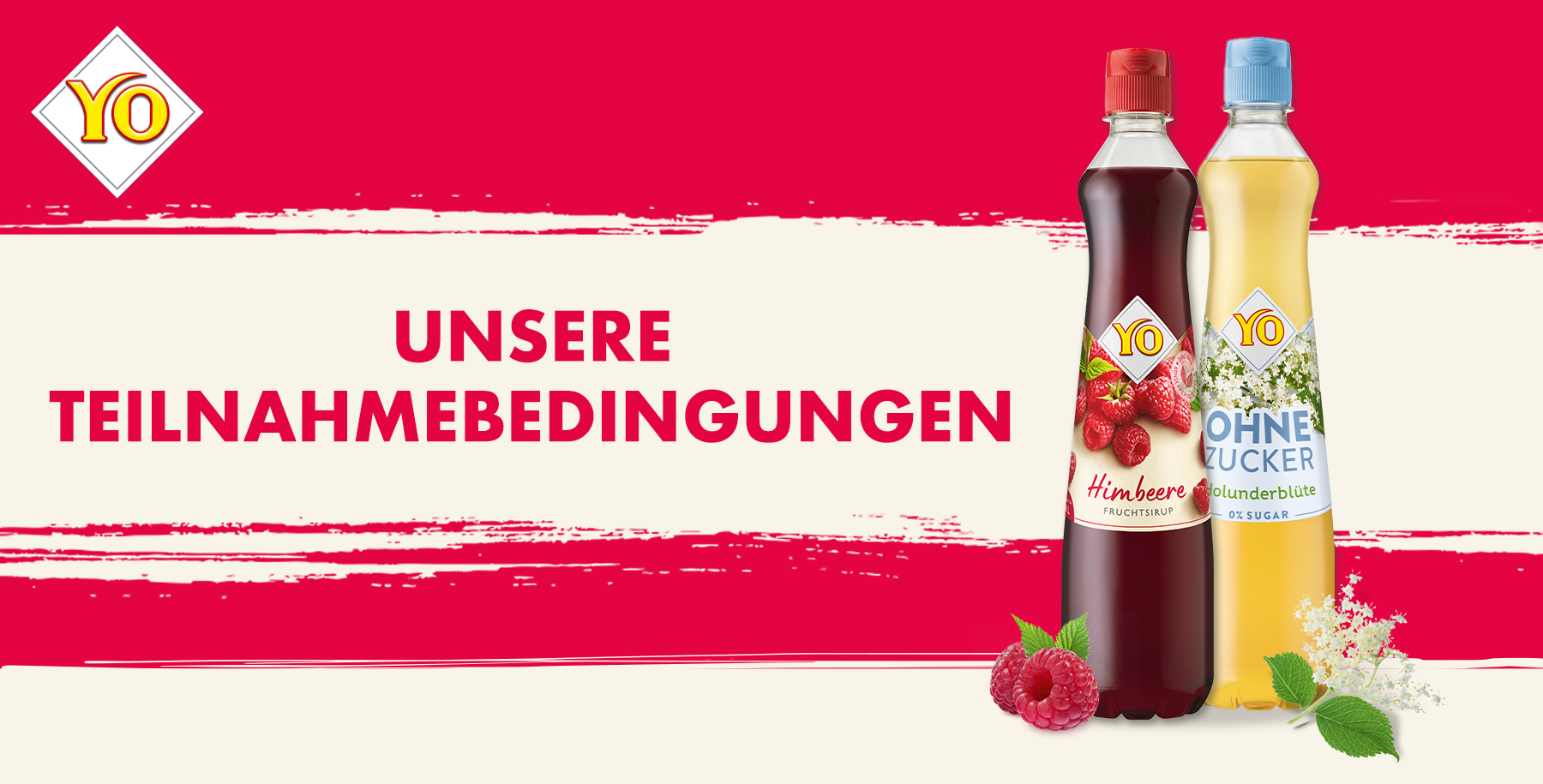 Headerbild YO Sirup unsere Teilnahmebedingungen