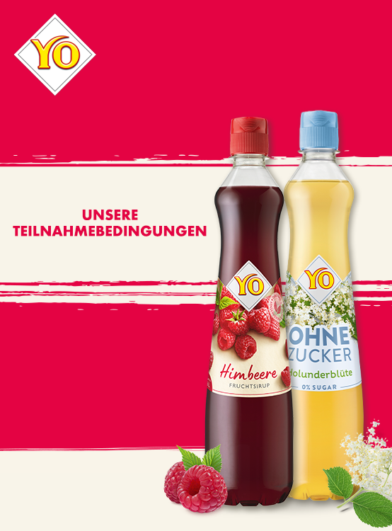 Headerbild YO Sirup unsere Teilnahmebedingungen